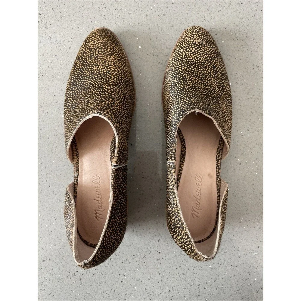 Madewell The Lucie Calf Hair Bootie Size 8.5 womens